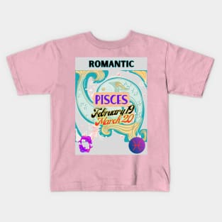 Astrological signs pisces symbols Kids T-Shirt